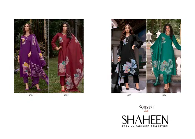 Shaheen By Kaavish Viscose Pashmina Printed Suits Wholesalers In Delhi